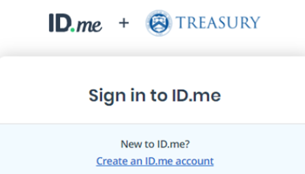 Id.me plus treasury. Sign in to id.me
