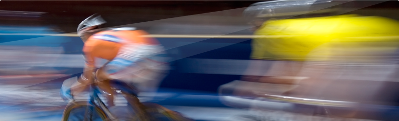 Photo Of A Cyclist Advancing Photo Of A Cyclist Advancing